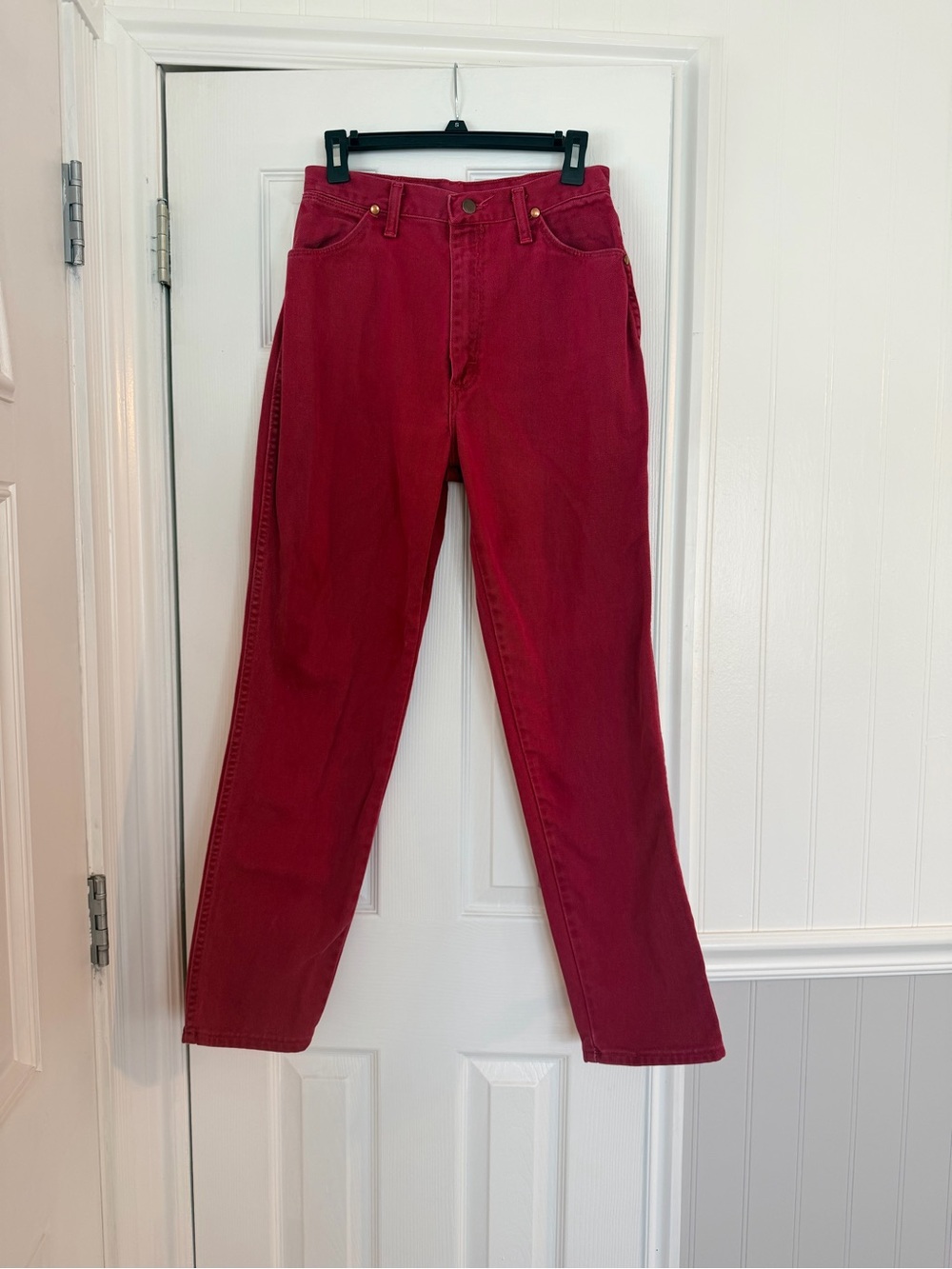 Vintage Wrangler High-Rise Crimson Straight Jeans